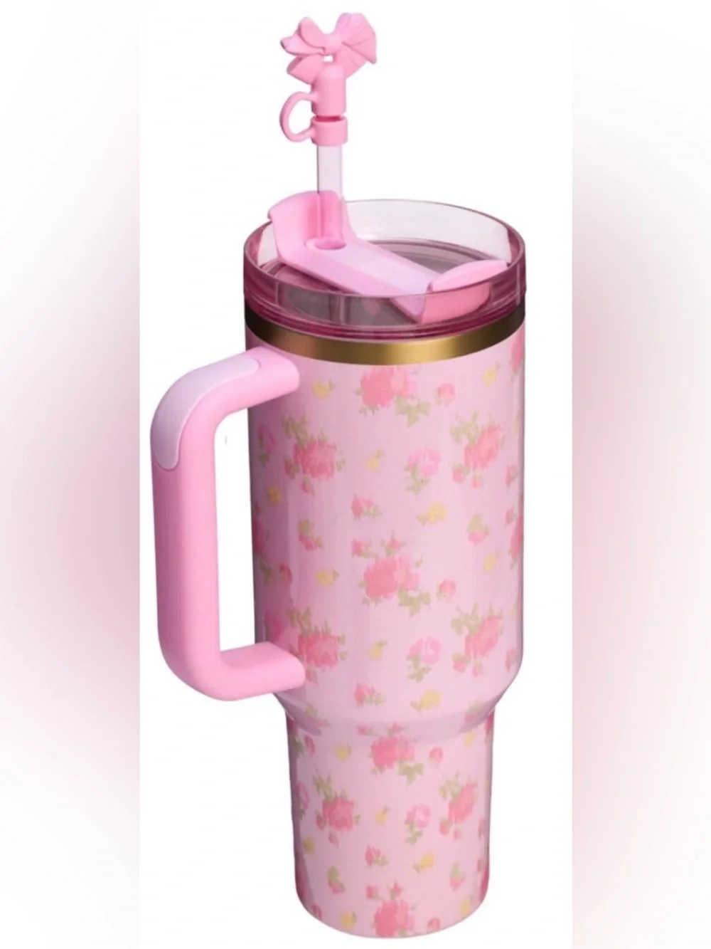 STANLEY 1913 X LOVESHACKFANCY QUENCHER H2.0 FLOWSTATE™ TUMBLER | 40 OZ NIB - Picture 3 of 10